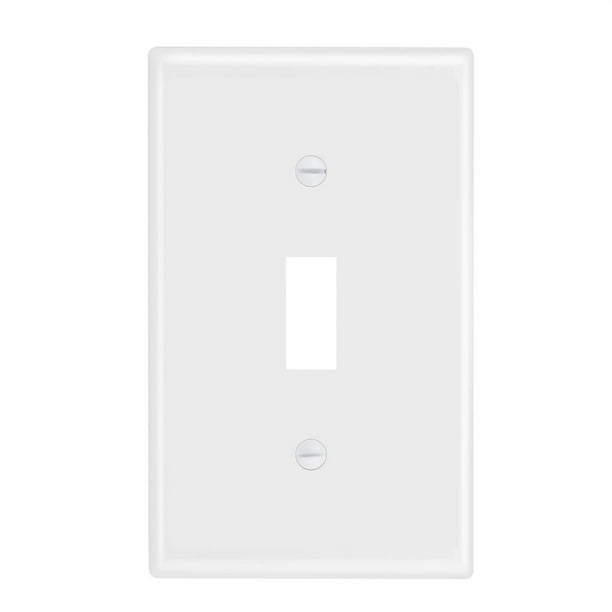 10-Pack Premier Single Gang Toggle Light Switch Cover Wall Plate Light Almond 10-Pack Premier Single Gang Toggle Light Switch Cover Wall Plate Light Almond